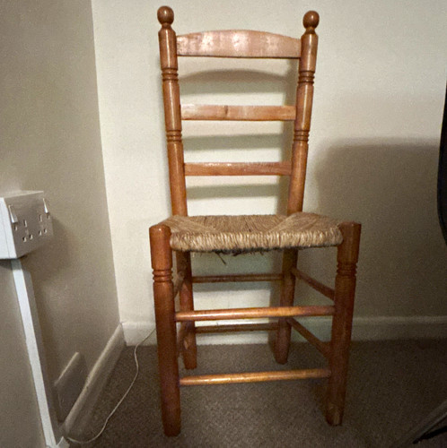 Wooden ladder back - ladder,