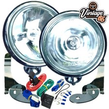 Chrome Spot lights Lamps Brackets Wiring Kit For BMW Mini R50 52 R53 MK1 Models 