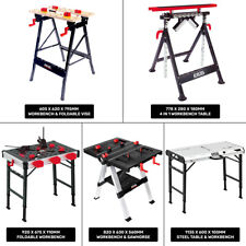 Excel Foldable Workbench Bench Work Portable Clamping Folding Worktop Table DIY