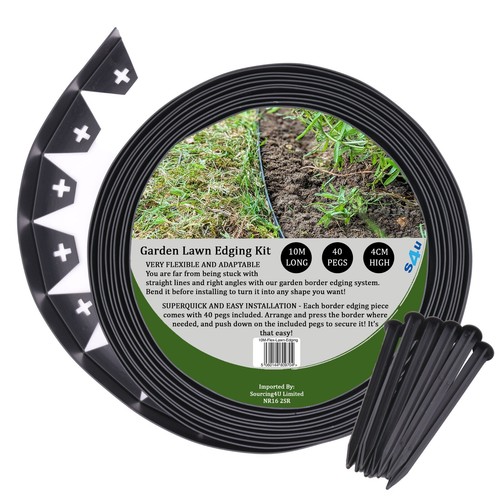 Flexible garden border edging - flexible,