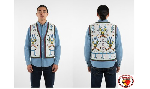 Powwow regalia vest - powwow, tribal