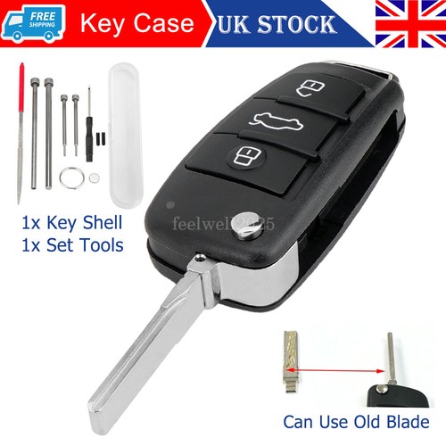 Button flip key case - 3, fob