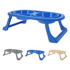 Elevated Double Pet Bowls with