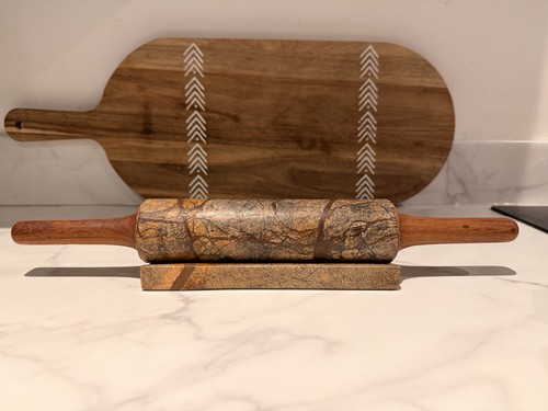 Heavy marble stone rolling pin - rolling,