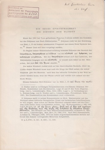 Ein neues epikurfragment bei - ein,