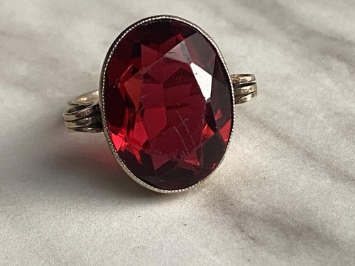 Rare ussr 875 silver ring - ussr,