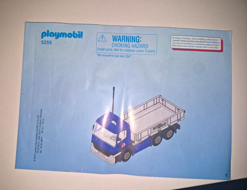 Playmobil 5255 cargo truck - pm,