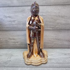 Vintage Heavy Cast Iron Gothic Knight Fireside Companion Set Poker