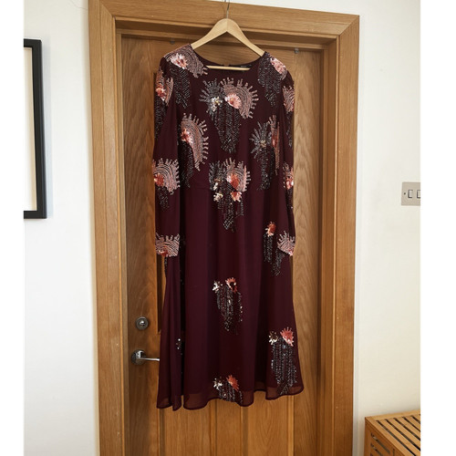 Joanna hope burgundy sequin - joanna,
