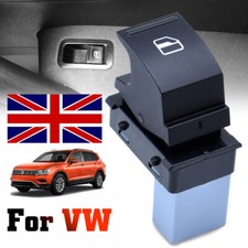 Passenger Side Power Window Lifter Switch Electric Control Button Knob For VW