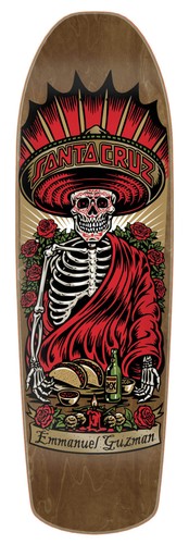 Santa cruz skateboard deck - santa,