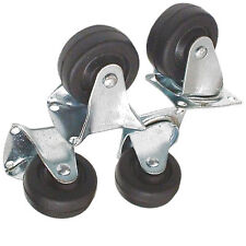 Caster Wheels 40mm X 4 Castor Wheels. 2 Fixed Casters 2 Swivel Castor wheels