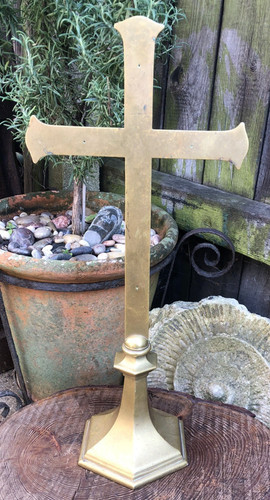 Cross antique french crucifix - french,