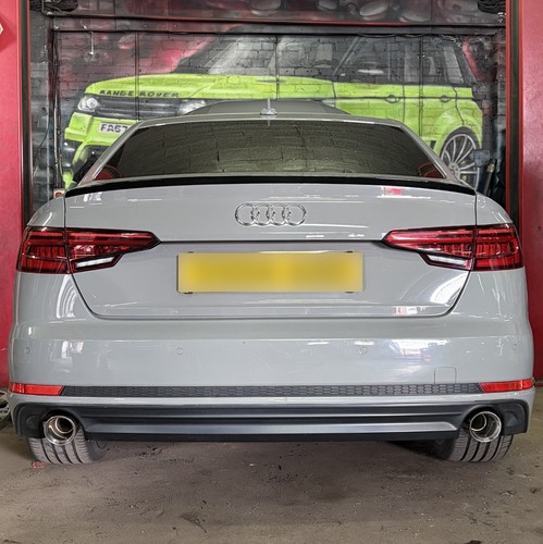 Audi custom exhaust - a4,