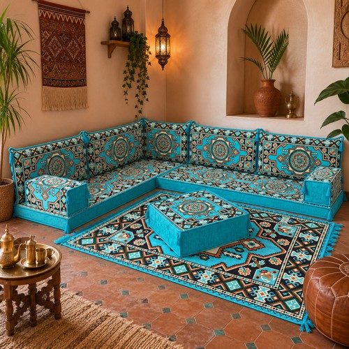 Arabic majlis corner sofa set - arabic,