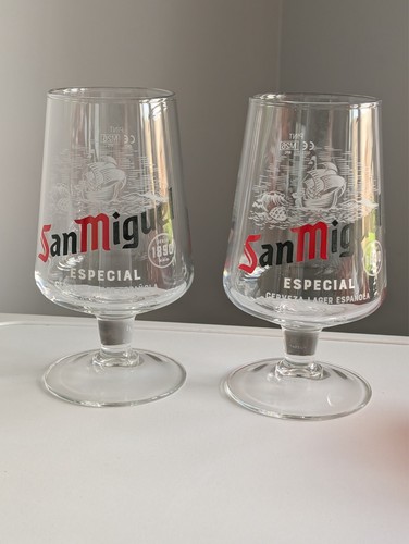 San miguel pint glasses - san,