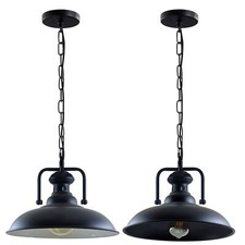Vintage Industrial Metal Ceiling Pendant Shade Modern Hanging Retro Light M00786