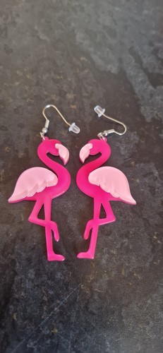 Large resin pink - pink, flamingo