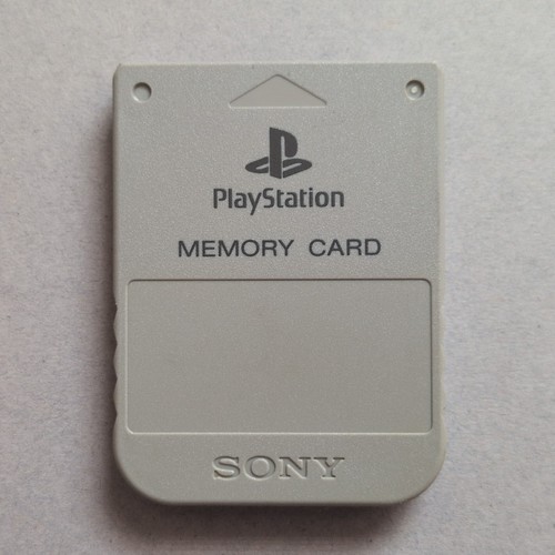 Ps1 memory card grey - grey, official