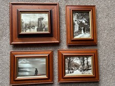 Frank Meadow Sutcliffe - 4 Sepia Photo Prints With Frames