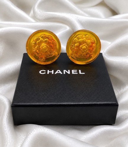 Chanel vintage camellia amber - vintage,