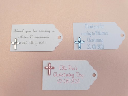 Personalised favour tags - 10,