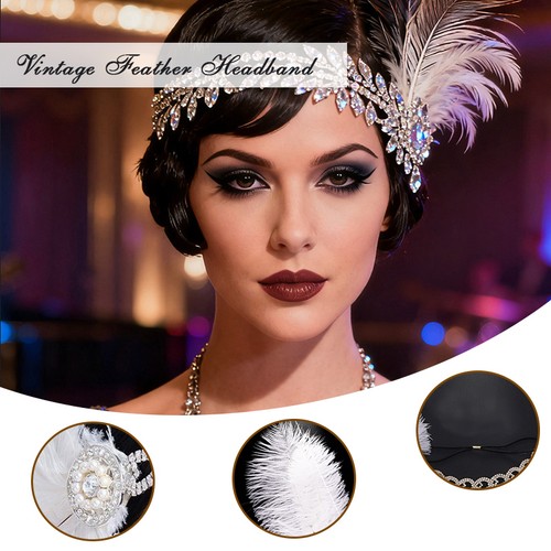 1920s flapper headpiece - flapper,
