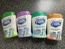 4x Dermi Cool Powder Prickly Heat Fresh Aloe Soothing Menthol Lavendar Nycil 50g