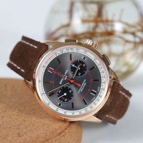 Breitling premier 18ct rose - |,