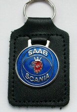 SAAB SCANIA ENAMEL AND LEATHER