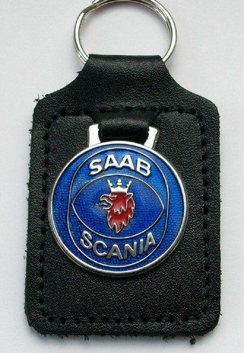 Saab scania enamel and - saab, leather