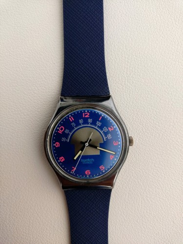 Swatch watch blue tune gx119 - blue,