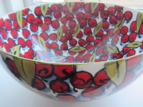 Large bone china deep fruit - bone,