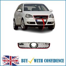 VW Polo GTI Main Centre Front Bumper Grille With Red Trim 2005-2009