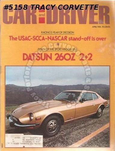 April 1974 car and driver - april,