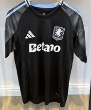 Aston Villa Black Shirt Size