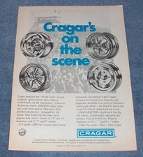 1974 Cragar Wheels Vintage Ad