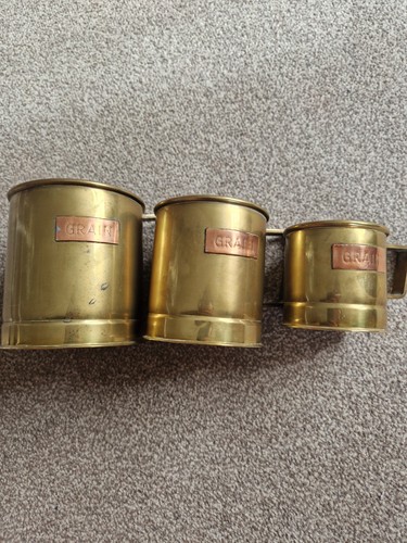 Antique brass grain - brass,