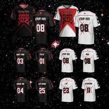 SKZ 'DominATE' World Tour 2025 Football Jersey Stay Merch Shirt