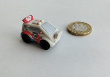 HASBRO MICRO MACHINES  2002  WORLD RALLYE  WHITE CAR  NUMBER 14  COMBINE POSTAGE