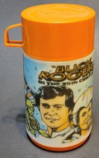 Vintage 1979 Buck Rogers Lunchbox Aladdin Thermal Bottle 8 oz