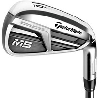 TaylorMade Golf Club M5 4-PW, AW Iron Set Stiff FST KBS Max 85 Very Good