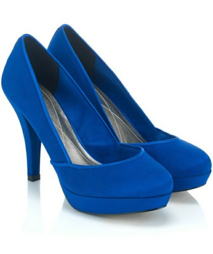 Monsoon royal blue heels - monsoon,