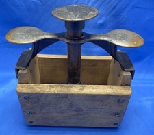 Early 19th C Antique Wooden &