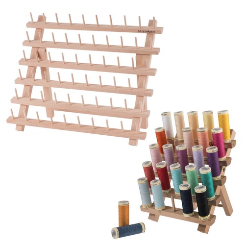 Wooden spool holder - wooden,