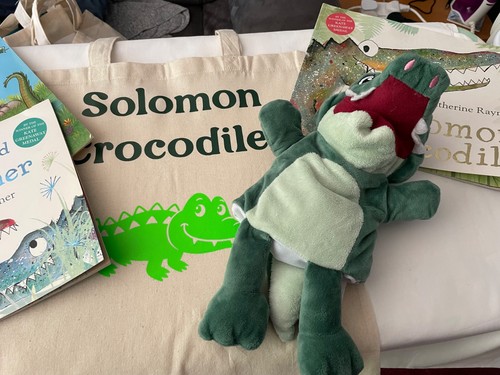 Solomon crocodile story sack - crocodile,