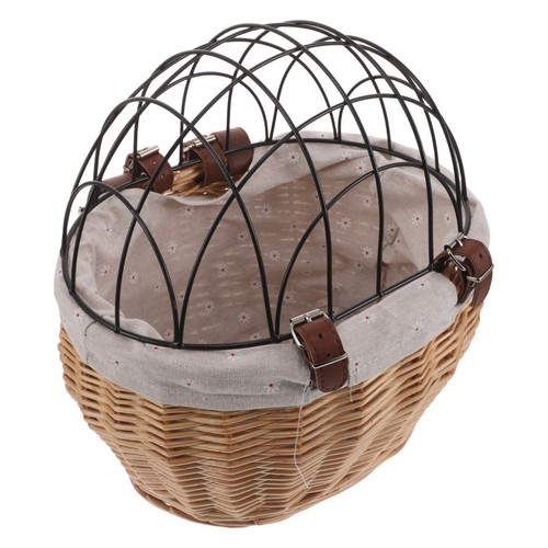 Puppy bike carrier - bike, handwoven