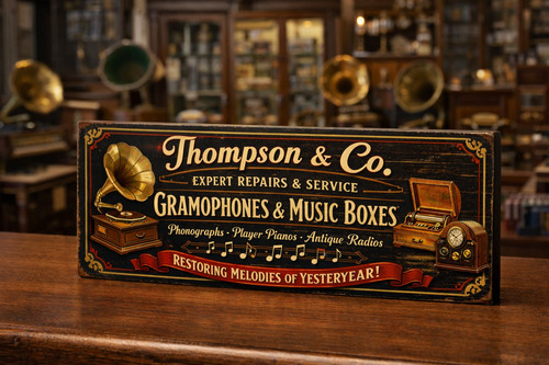 Gramophones music boxes - music,