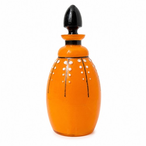 Art deco orange glass tango - glass, "tango"