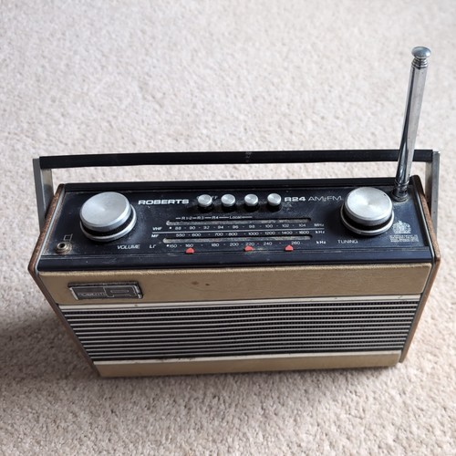 Roberts radio r24 vhf mf - radio,